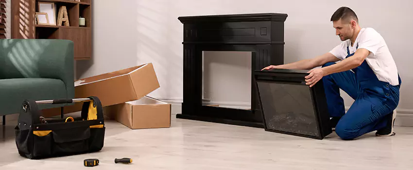 Old Rusted Metal Fireplace Repair And Replacement in Ardmore, OK